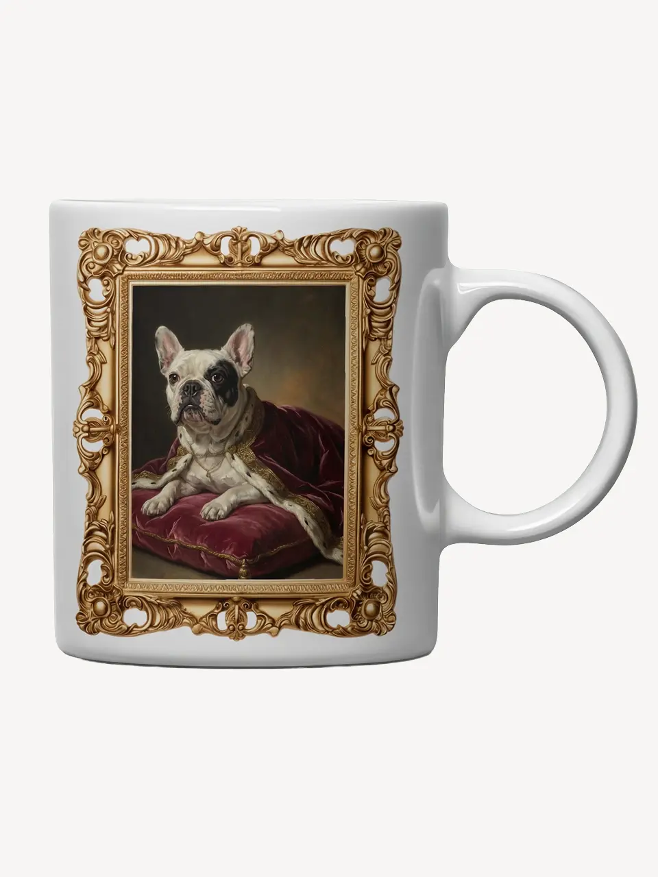Taza personalizada con retrato de mascota
